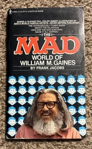 MAD World Of William M. Gaines Frank Jacobs vintage paperback - Imagen 1 de 4