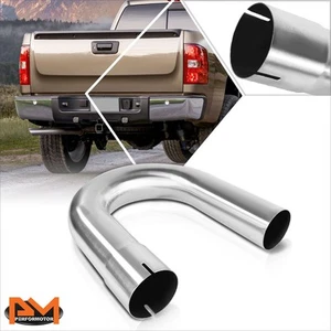 Hágalo usted mismo personalizado 3.0" OD acero inoxidable pulido acabado 180 grados escape curva en U - Imagen 1 de 6