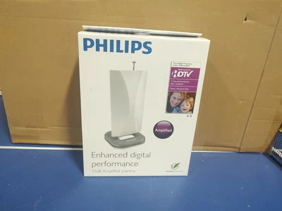 Philips SDV5122T/27 Indoor TV Tuner/Receiver, 15 dB amplified HDTV/UHF/VHF - Image 1 of 4