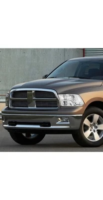 For 2009-2012 Dodge Ram 1500 2500 3500 Chrome Housing Clear Reflector Headlights Foto 1 de 4