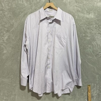 Camisa de vestir Pronto Uomo clásica sin planchar para hombre 18 34/35 púrpura claro con botones Foto 1 de 4
