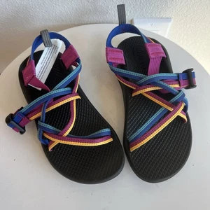 Chaco Kinder ZXI Ecothread Sandale Tetra Sunset Mädchen 2 Outdoor Wandern Komfort Neu mit Etikett - Bild 1 von 6