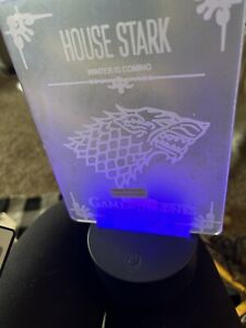 GAME OF THONES 3D DEL acrylique 7 couleurs veilleuse lampe de table tactile maison Stark