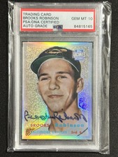2001 Topps Archives Reserve Brooks Robinson Auto PSA/DNA 10 Signed HOF #2