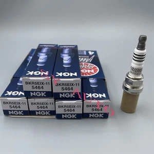 NGK BKR5EIX-11 Iridium Spark Plugs 6-pcs 5464 More Power More Spark Upgrade - Picture 1 of 2