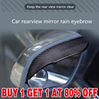 Pair Car Rear View Side Mirror Rain Board Eyebrow Guard Sun Visor Accessories