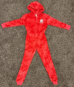 Gap Kids Girls Cozy Fleece Pajamas Disney Minnie Mouse Xmas Christmas Size 8 - Picture 1 of 8