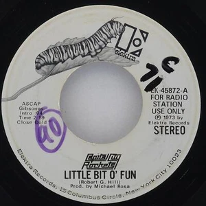 CAPITAL CITY ROCKETS Little Bit O'Fun ELEKTRA EK 45872 VG 45 7" 1973 Glam - Bild 1 von 4