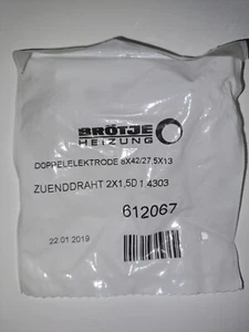 Zündelektrode Körting JET4.5 VTO K2 Doppelzündelektrode Elektrode Brötje 612067 - Bild 1 von 2