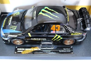 Subaru Impreza WRC06 Ken Block Gymkhana 2008 Black Monster Energy Sun Star 1/18 - Picture 1 of 13