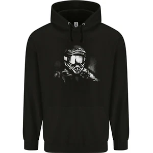 Motocross Rider Motorbike MotoX Dirt Bike Childrens Kids Hoodie - Picture 1 of 3
