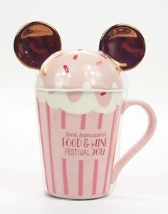 Disney Parks 2019 Epcot International Food & Wine Festival Minnie Cupcake Mug - Picture 1 of 4