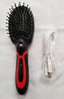 Black Red Sonicomb Model UM0019 Hair & Spray-in-One USB Comb 
