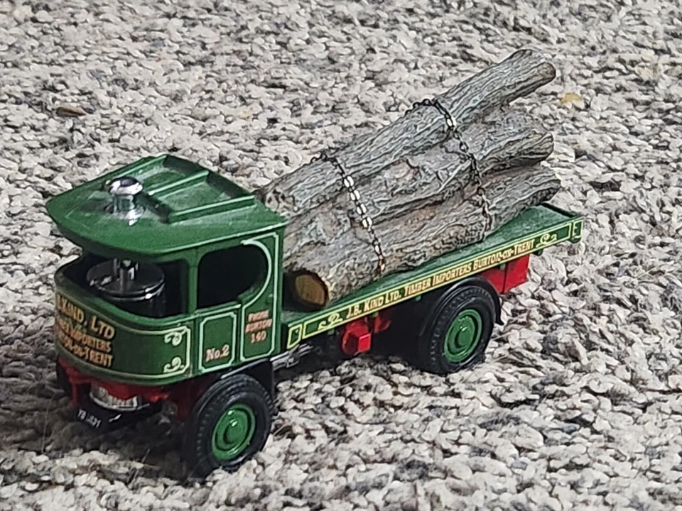 Matchbox Atkinson Steam Wagon J.B. Kind Timber Importers Lumber  - Image 1 of 4