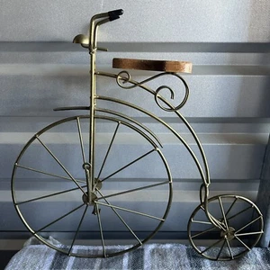 1991 Victorian Style Lasting Products High Wheel Bike Wall Art - Picture 1 of 9