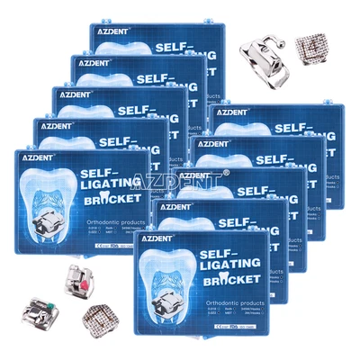 Brackets autoligables de metal para ortodoncia dental + tubo bucal Roth / MBT.022 Foto 1 de 4