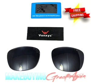 Vonxyz Polarized Replacement Lenses for-Electric Knoxville XL Sunglass Black - Picture 1 of 5