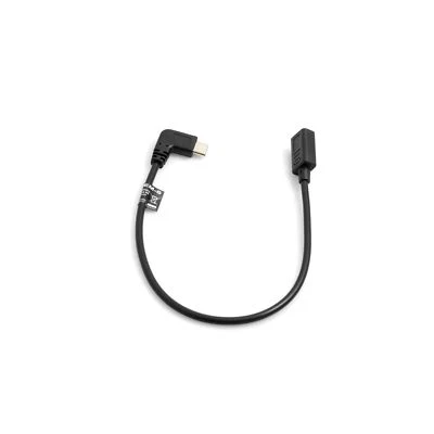 Cavo System-S USB tipo C a USB tipo C, 90 gradi angolato 30 cm - Immagine 1 di 3