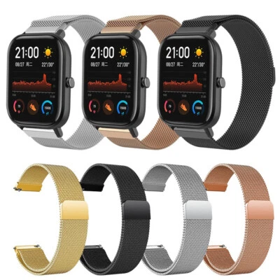 For Huami Amazfit GTS Replacement Metal Milanese Loop Wrist Band Strap 20mm
