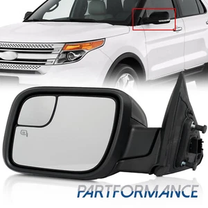 Driver Side Mirror For 2011-2015 Ford Explorer W/ Memory Power Fold BSM 13wires - Picture 1 of 14