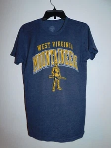 CAMISETA PEQUEÑA de los montañeros de Virginia Occidental para adultos, azul - Imagen 1 de 3