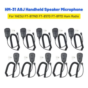 Altavoz micrófono de mano 10 piezas MH-31A8J para radio YAESU FT-817ND 857D FT-891 - Imagen 1 de 12