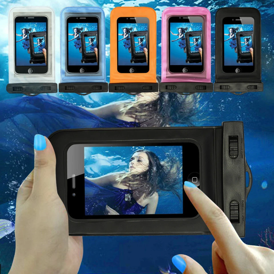 Universal Wasserdicht Wasserfest Schutz Hülle Handy Tasche für Apple Samsung etc