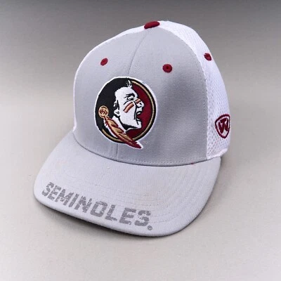 Top of the World Baseball Cap Florida State Seminoles FSU Gray Memory Fit Logo - Image 1 of 4