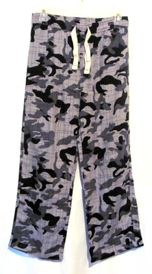 OLD NAVY Boy's Size L Gray & Black Camouflage Pajama Bottoms - Image 1 of 4