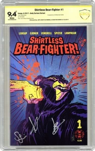 Shirtless Bear-Fighter 1C Suriano CBCS 9.4 Witnessed Sig 2017 - Picture 1 of 1