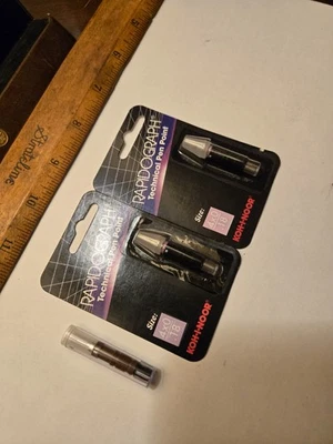 Nuevo 3 puntas de bolígrafo Kohinoor rapidiógrafo 5x-4x-.00..L@@K!! Foto 1 de 2