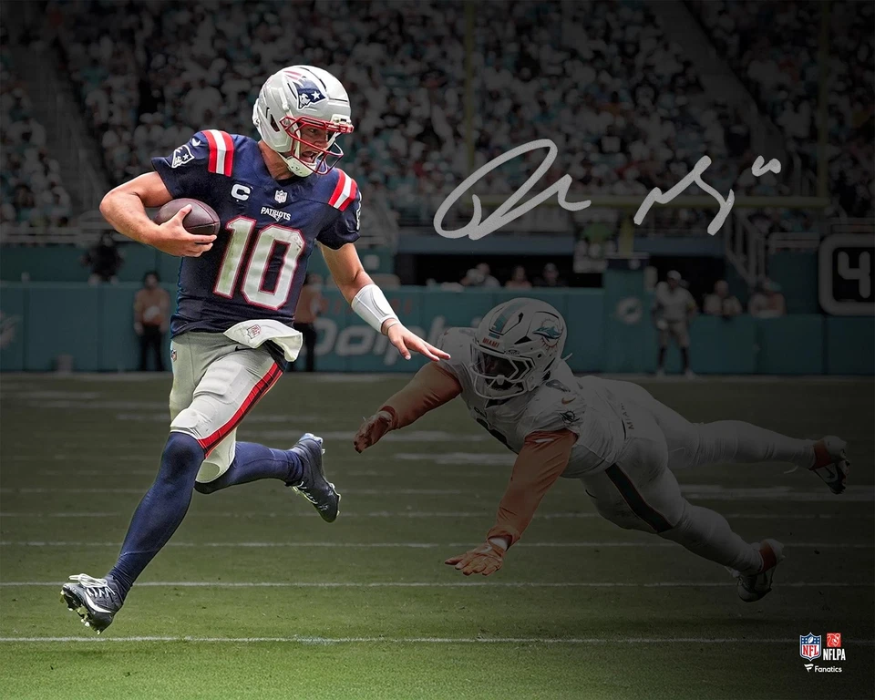 Autografiado Drake Maye Patriots 16x20 Foto Fanáticos Auténtico Certificado de Autenticidad Artículo #14385258 Foto 1 de 1