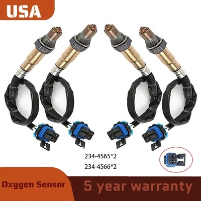 Sensor de oxígeno de 4 piezas para Buick Enclave 2012-16 y Chevrolet Traverse y GMC Acadia 3,6 L Foto 1 de 4