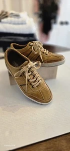 Kenneth Cole Reaction Sprinter Sneaker Men's 8 Brown Low Top Leather Sneakers - Picture 1 of 10