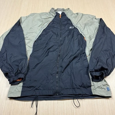 Vintage New Balance Windbreaker Jacket Running Reflective Stripe Mens Medium Y2K - Image 1 of 4