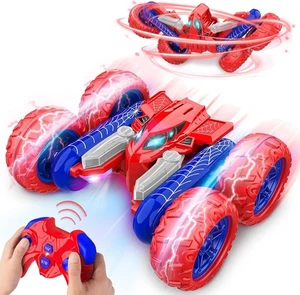 Spidey Stunt RC Car: 360° Flip Weihnachtsgeschenk für Kinder | Dreamlandia UK CutyQ - Bild 1 von 15