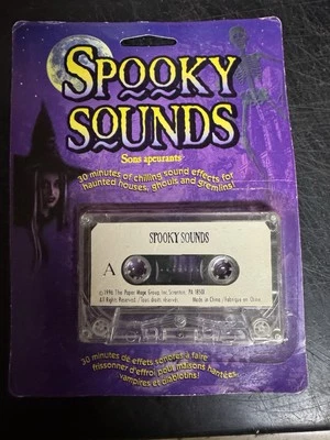 Vintage Halloween 1996 Paper Magic Spooky Sounds Cassette Tape NOS - Image 1 of 4