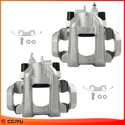 Pair Rear Disc Brake Calipers w/ Bracket For 2011 - 2020 DODGE DURANGO Foto 1 de 4