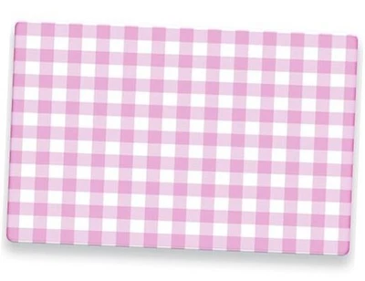  Colchonetas de papel a cuadros rosa de 50 hojas - bebé niña de 11 x 17 pulgadas - cuadros rosas Foto 1 de 4