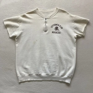 1950s 1960s Nogales Lettermen quarter zip sweatshirt Coats and Clark Arizona AZ - Picture 1 of 6