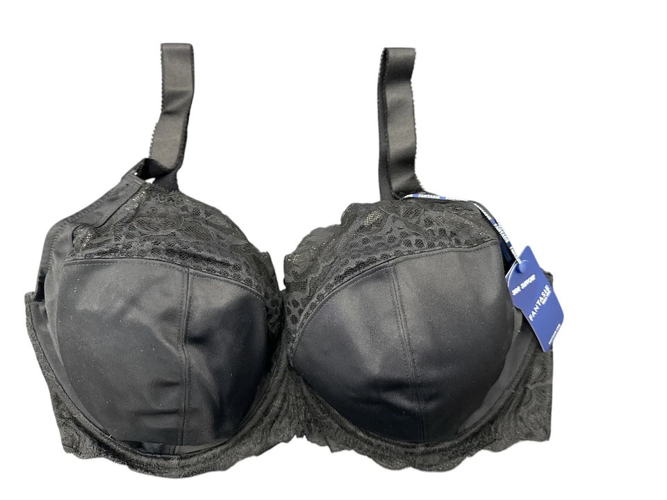 Sujetador Fantasie NEGRO Reflect con aros soporte lateral, EE. UU. 34H, UK 34FF Foto 1 de 1