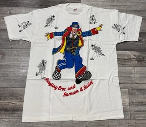 Vintage NOS Ringling Bros Barnum & Bailey Circus Clown Shirt Mens XL Anvil USA - Picture 1 of 17