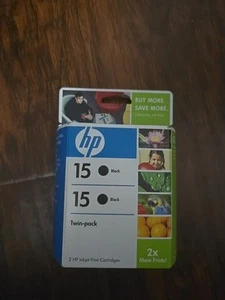 DOPPELPACK HP CC615DN 15 Schwarz Tinten Deskjet 810 812 825 840 OfficeJet V40 5110 - Bild 1 von 3