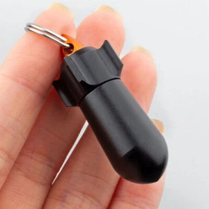 Creativity Aluminum Medicine Survival Waterproof Pill Storage Container Box EDC - Picture 1 of 14