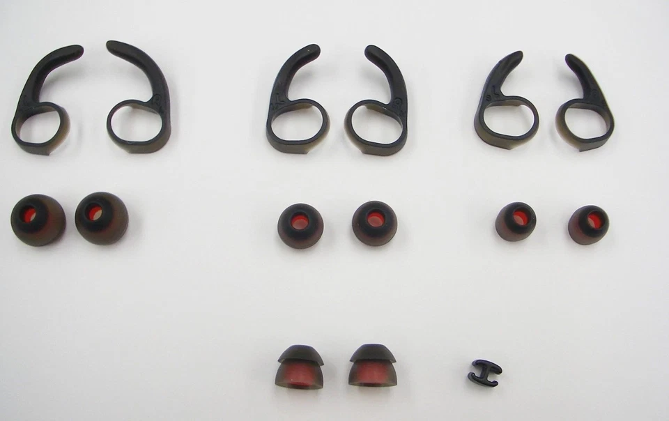 Original Jabra Rox Eargel Pack 100-62900000-00 in Black 8 earbuds and 6 earwings - Image 1 of 1