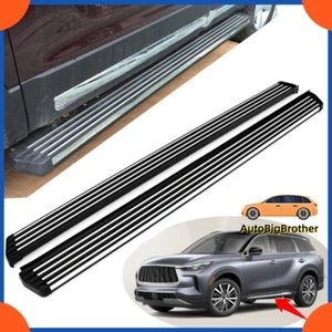 Fits Infiniti QX60 2022 2023 Running Boards Side Steps Nerf Bar Protector Pedal - Picture 1 of 6