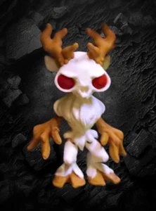 Articulated Mini Wendigo Keychain, Flexi Halloween gift, 3D Printed - Picture 1 of 38