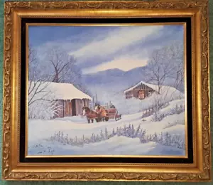Dr. VLADIMIR IWASIUK (1905-1986), orig. Öl/Leinwand Panel, 20" mal 24" - Bild 1 von 7