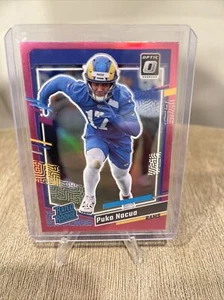 2023 Donruss Puka Nacua Pink Rated Rookie #357 Rams - Picture 1 of 2