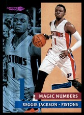 2016-17 Panini Aficionado Magic Numbers Artist Proof Purple #9 Reggie Jackson/99